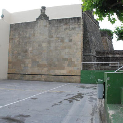 Basque pelota court Getaria Guipúzcoa